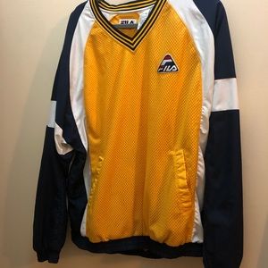 FILA unisex jersey long sleeve v-neck sweater (XL)